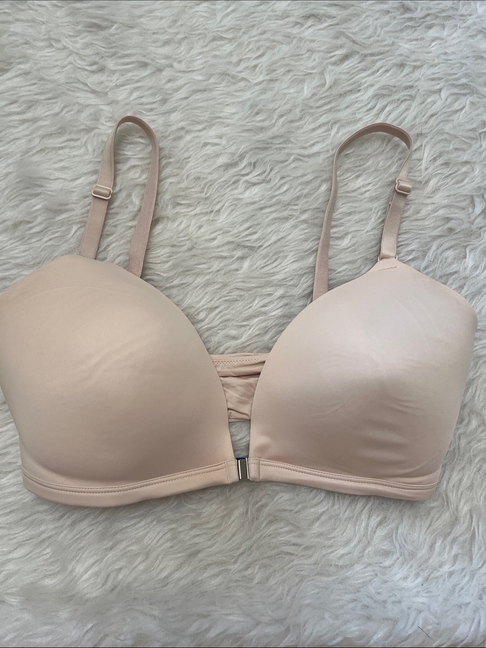 PINK Victoria's Secret Light Nude Push-Up T-Shirt Bra
